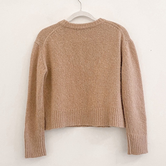 Jenni Kayne Atlas Wool Cashmere Sweater Camel XS - Picture 7 of 9